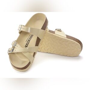 Birkenstock Franca Hi Shine Butter – Regular Width Size 40
